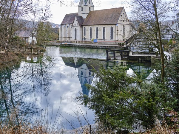 The monastery church of the former Benedictine monastery of Blaubeuren