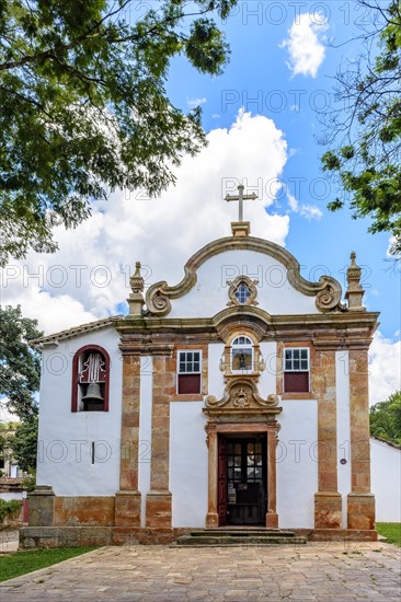 Small baroque church in the historic town of Tiradentes in Minas Gerais