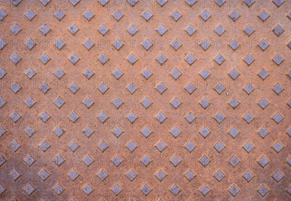 Brown rusted steel texture background