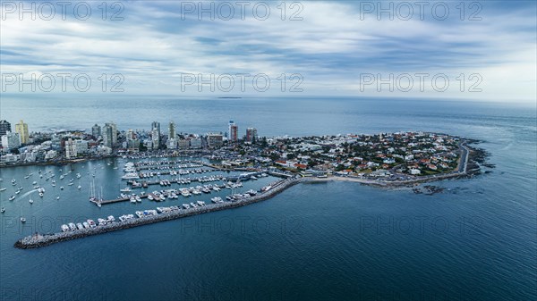 Aerial of Punta del Este