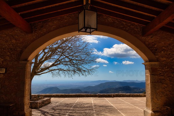 View towards Palma from Refugio Puig d' Alaro