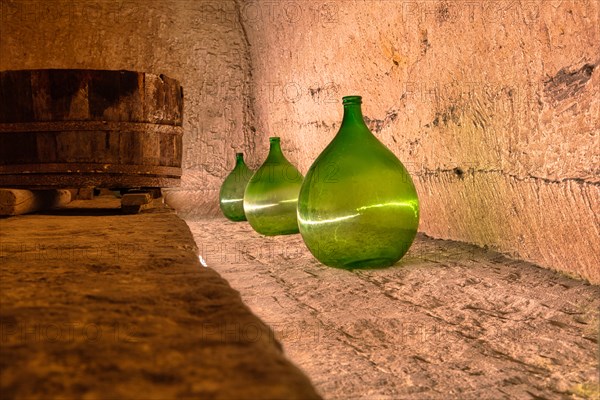 Wine cellar at Casa Grotta Museum