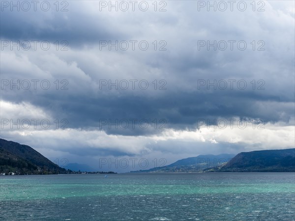 Thunderclouds over Lake Attersee