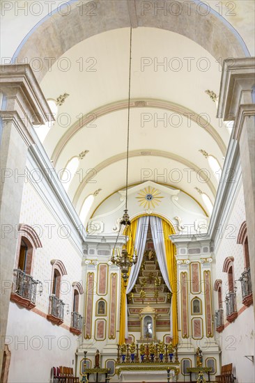 Old colonial style chapel from the 18th century in the historic city of Paraty on the north coast of the state of Rio de Janeiro