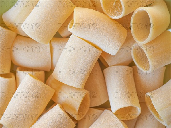 Paccheri pasta background