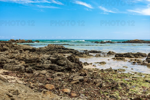 Rocky area with natural pools