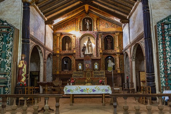 Interior of the Santa Ana de Velasco mission church