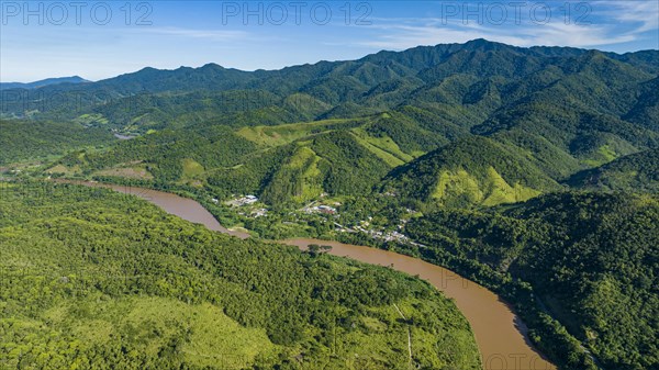 Aerial of the Iguape river