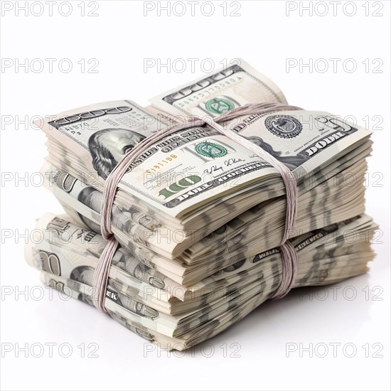 USD dollar bills in bundle