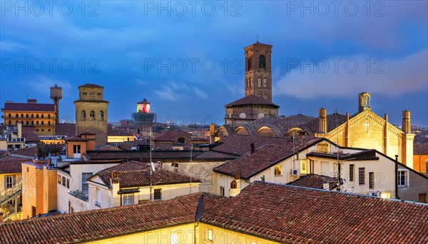 Chiesa di San Donato at dusk in the historic centre