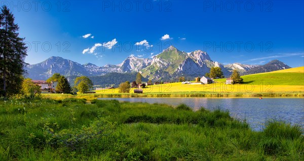 View of the Alpstein with Saentis