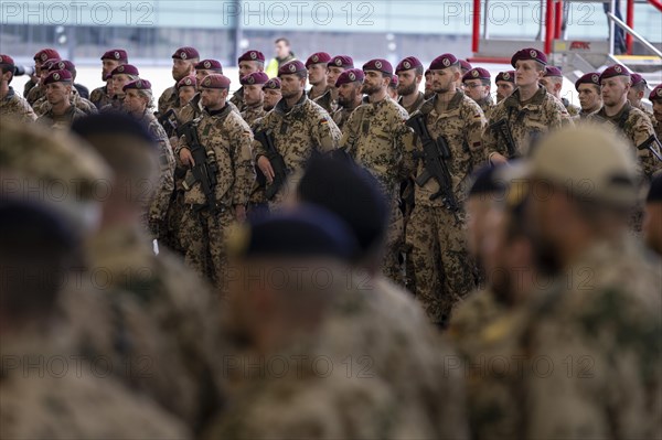 Returnee roll call of the Sudan evacuation unit