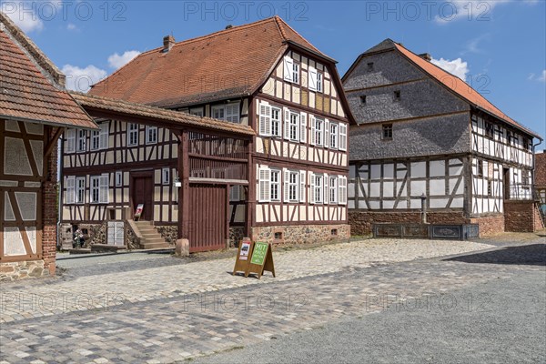 House from Langen-Bergheim and mill building from Roershain