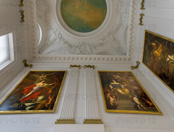 Ceiling fresco in the staircase of the Old Palace