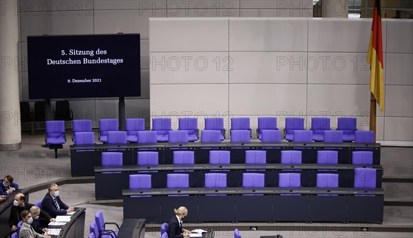 The empty government bench