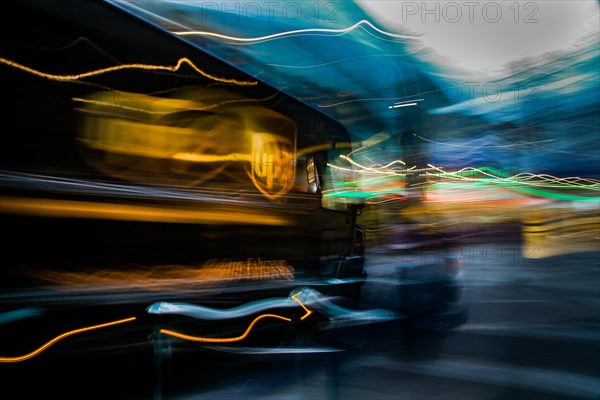 A delivery vehicle of the American shipping company UPS drives through a street in Duesseldorf