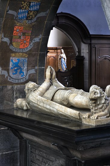 Tomb in the Collegiate Church of Saint Pierre and Saint Paul at Chimay