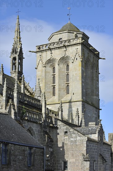 The Saint Ronan church at Locronan