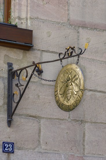 Historical nose sign from the Honey House