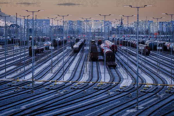 View of the freight station Halle