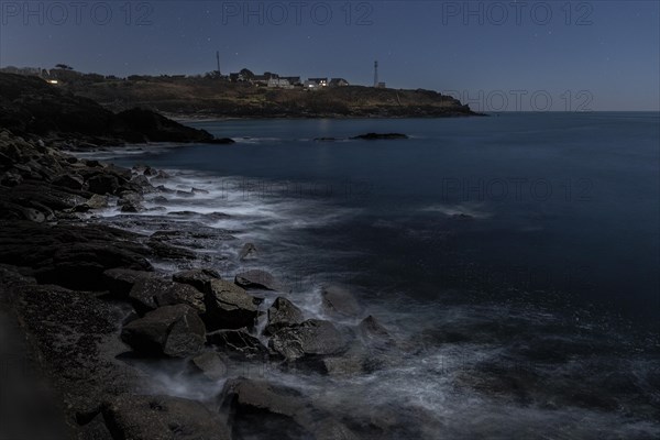 View of the coast towards the Celtic Sea in Le Conquet