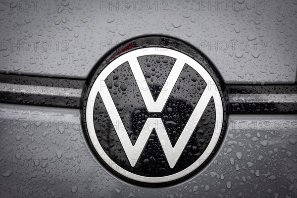 The logo of the car manufacturer Volkswagen