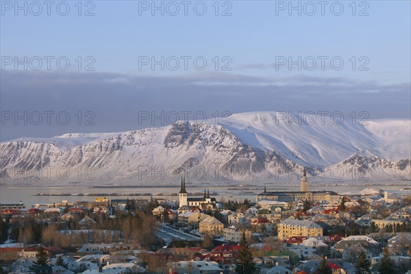 View over Reykjavik
