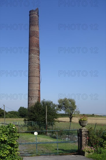 Chimney of the Sainte Colette brickworks near the crash site of the Red Baron