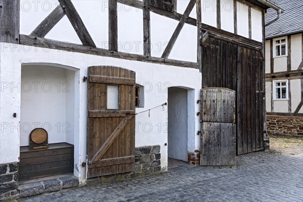 Wooden outhouse