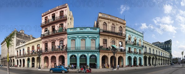 Old colourful houses