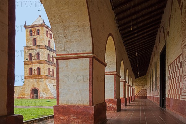 The Jesuit Mission church of San Jose de Chiquitos