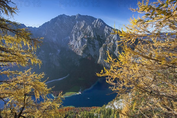 View from Feuerpalfen over the Watzmann and Sankt Bartholomae