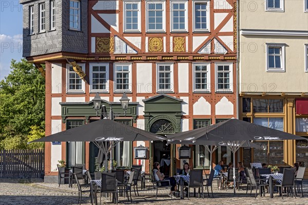 Reconstructed historic houses from Giessen