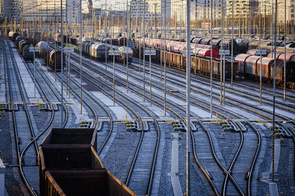 View of the freight station Halle