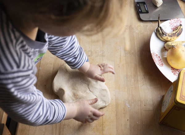 Topic: Toddler helps with cooking