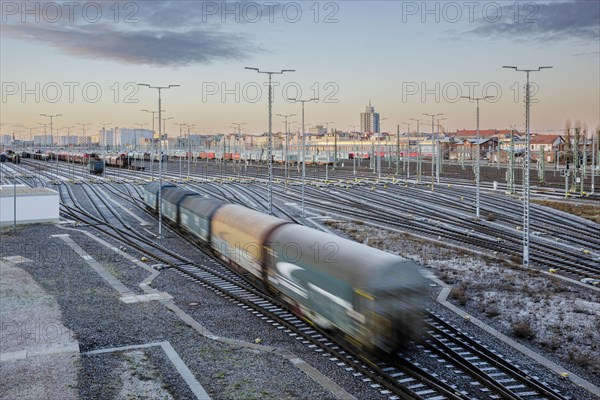 View of the freight station Halle