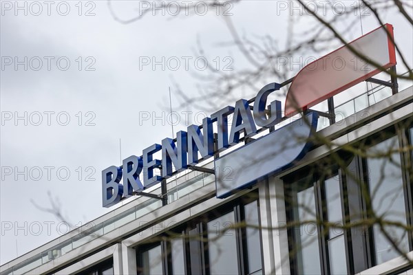 A sign of the Brenntag company at their headquarters in Essen