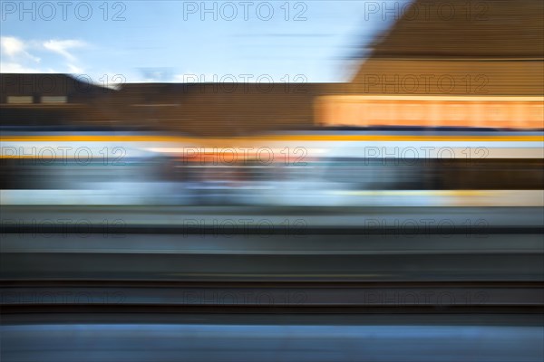 Long exposure from a moving train