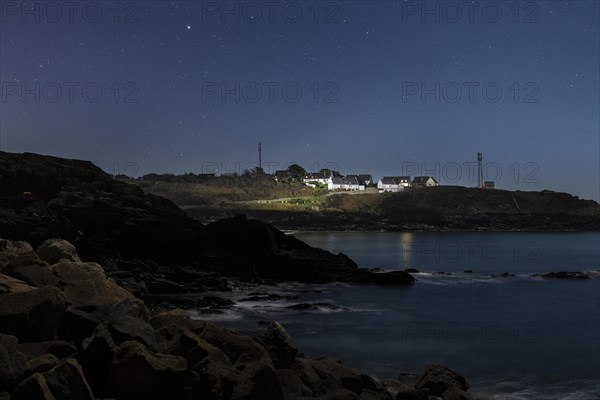 View of the coast towards the Celtic Sea in Le Conquet