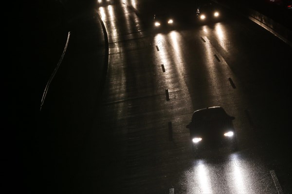 Vehicle driving on the A40 motorway near Dortmund