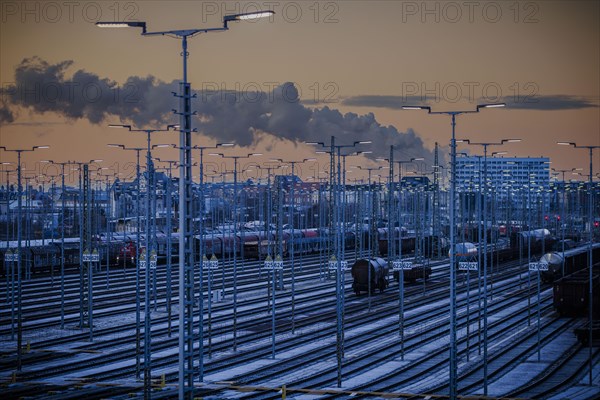 View of the freight station Halle