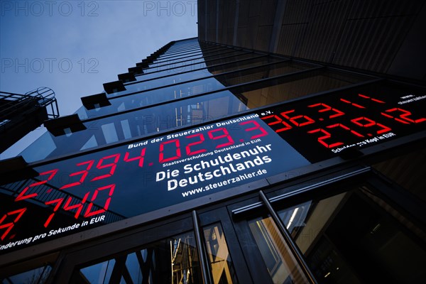 Germany's Debt Clock by the Taxpayers' Association of Germany Berlin