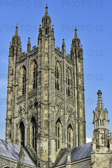 The Bell Harry Tower of the Canterbury Cathedral in Canterbury