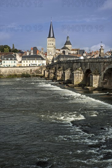 La Charite-sur-Loire along the river Loire