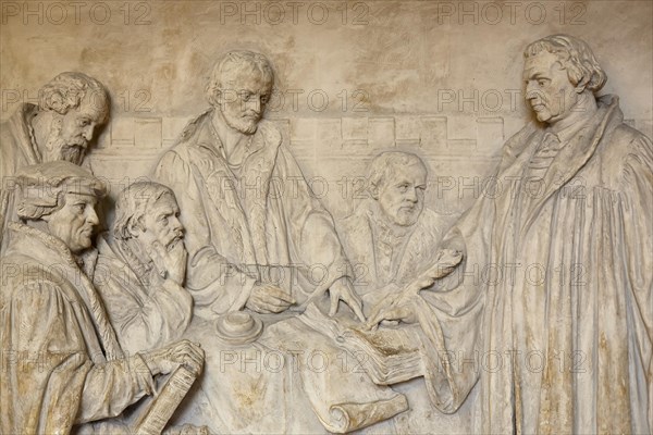 Luther mural in the Berlin Cathedral