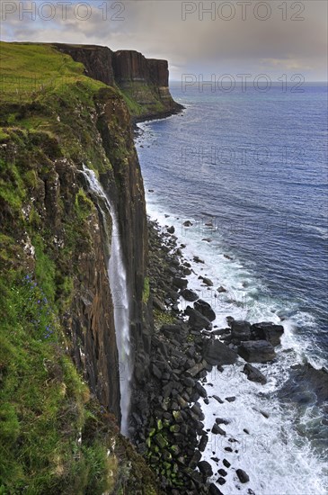 Mealt waterfall at Kilt Rock