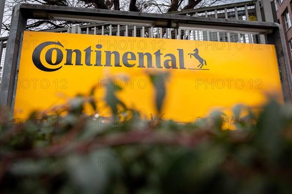 A sign of the Continental company in front of their headquarters in Hanover