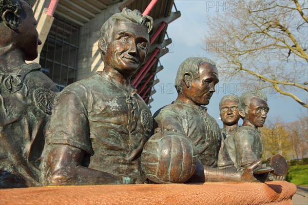 Sculpture and monument to football World Cup 1954