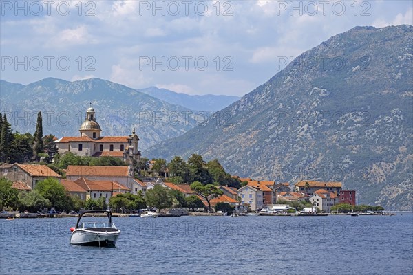 Church of the Nativity of the Blessed Virgin Mary in the village Pr? anj along the Bay of Kotor