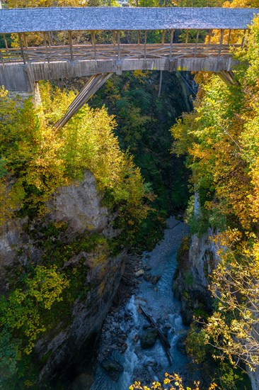 Old wooden bridge